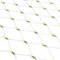 Gresonic 104er LED 1m*1.2m Lichternetz Lichtervorhang Lichterkette Warmweiß Deko Leuchte Innen und Außen Weihnachten Hochzeit mit Stecker (104LED, Dauerlicht)