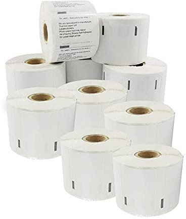 Selbstklebende Mehrzweck-Etiketten für Dymo LabelWriter DM 11354 S0722540 57 x 32 mm (1000 Stück pro Rolle) 10 Rollen