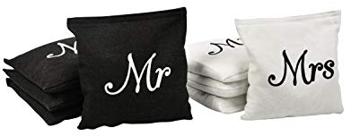 GoSports Uni-Erwachsene CH-BAGS-8-WEDDING Cornhole Set, One Size