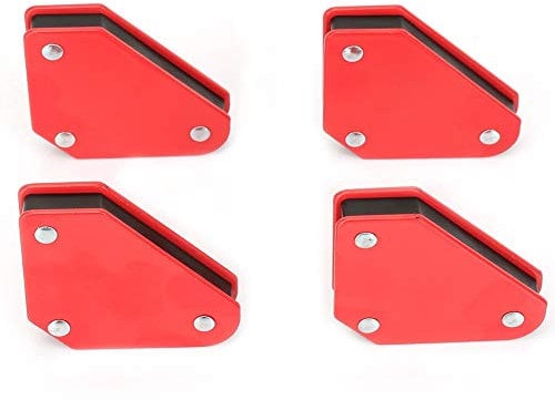 VOBOR Magnetic Welding Holders - 4Pcs 9LB Angle Steel Soldering Locator Magnet Corner Welder Welding Holder Tool for Welding Fixed