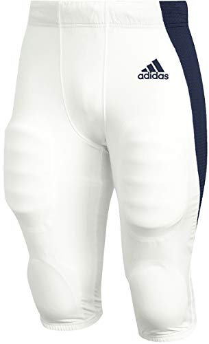 adidas Woven Pant - Men's Football S White/Navy Blue