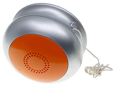 Radio de Ducha, Radio FM Auto scan, Resistencia a Vapor, Altavoz Incorporado, Control de Volumen, Ventosa para Fijar en Pared, Funciona con Pilas, Color Plata y Naranja