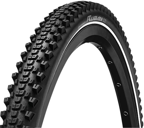 Continental Ruban Reife Schwarz 54-622 (29 x 2.10) | Energiespar-Allrounder | PureGrip Compound | Pendler, Besorgungen und Dirt-Path-Touren