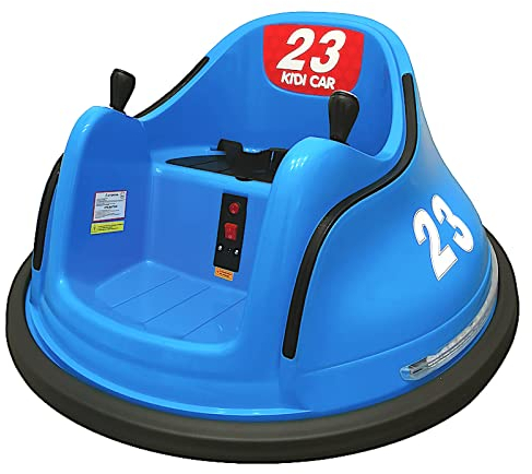 Voiture Électrique - Auto-Tamponneuse 360° pour Enfant - KIDICAR (Bleu)