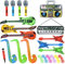LATERN 22 Stück Aufblasbare Musikinstrumente, aufblasbare Rockstar Spielzeug Gitarren Saxophone Mikrofone Radio Keyboard Bässe und Gläser für Gefälligkeiten Dekoration Fotokabinen Requisiten
