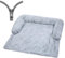 Nyescasa Hundebett für Grosse Hunde u. kleine Hunde,Sofaschutz Plüsch Flauschig Atmungsaktiv Katzenbett,Winter Warm Dauerhaft Hundecouch Waschbar rutschfest Hundekissen (L ca. 102x90x20cm, Hellgrau)