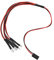 Dilwe RC Auto LED Licht, 4 LED(2 Rot + 2 Weiß), RC Car Upgrade Teile für alle RC Modellspielzeug, wie Axial SCX24 1/24 Fernbedienung Auto