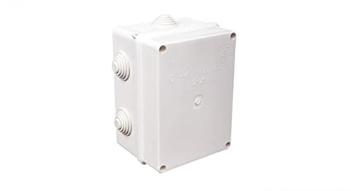 Dose n/t 158mm 118x 95mm Kunststoff IP55 weiß PK-6 0227-00 Elektro-plast Elektrolyse 5901130480234