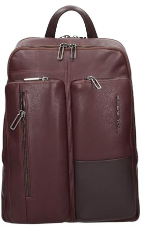 PIQUADRO Ronnie Zaino Medio in pelle porta PC 14 a due scomparti e schermatura RFID