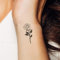 MyJagua Tattoo • Röslein | 1-2 Wochen Tattoo | Auf Pflanzenbasis | Hautverträglich | Wasserfest | Neue Tattoo Technologie | Kein Klebe Tattoo