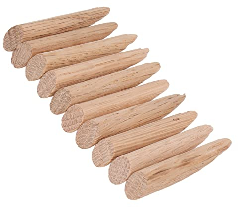 50 Stück Taschenlochstopfen 9,5 Mm Holzdübel Taschenlochlehre Holzbearbeitungswerkzeug Jig Zubehör Teil Set Kit (Eiche)