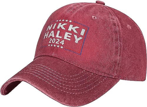 874 Baseball Cap Nikki Haley Für Die Präsidentschaftswahl 2024 In Schwarz Baseballkappe Unisex Golf Caps Lässig Snapback Baseball Cap Für Outdoor Running Außenbereich