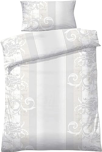 Dyckhoff Bettwäsche Weichfrottier Natur Größe 1x 135x200 cm + 1x 80x80 cm