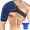 NEWGO DE Bolsa de hielo grande para hombro, reutilizable, compresa fría y caliente, bolsa de hielo para lesiones del manguito rotador, articulaciones dislocadas, bursitis, tendinitis