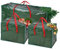 Vinsani 3pcs Extra Large Christmas Xmas Tree Decoration Storage Bags Waterproof Durable Zip Bag Xmas Accessories Décor Ornaments Baubles Tinsels Lights Organiser with Handles Prevents Moisture & Dust
