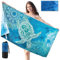 Joyoldelf Strandtuch Mikrofaser Handtuch Badetuch - 160x80 cm Strandtücher Schnelltrocknend Strandhandtuch Groß, Leichtes und Dünnes Tragbares Microfaser Handtücher Sandfrei