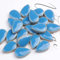 500 g Regentropfen Keramik Mosaikfliesen für DIY Handwerk Heimdekoration 1,2 x 1,9 cm DIY Mosaik Fliesen Kits für Bastelplatten Blumentöpfe Vasen Tassen Mosaikherstellung Zubehör Kunstprojekte
