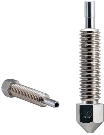 Micro Swiss Brass Plated Wear Resistant Nozzle for FlowTech™ Hotend - 1.00mm