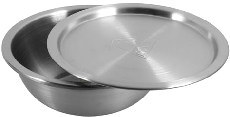 PRETYZOOM 1 Set Di Insalatiere In Acciaio Inox Zuppiera In Acciaio Inox Ciotola In Acciaio Inox Accessorio Da Cucina Bacino Di Miscelazione In Acciaio Inox Bacino Di Lavaggio Per Verdure
