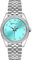 FREDDY Orologio da Polso Donna Joy, Joy Orologio da Donna Cinturino in Acciaio, Cassa Tonda 30 mm - Silver Azzurro Gemme