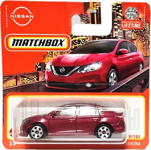 Matchbox 2024-2016 Nissan Sentra [Red Alert] rot 9/100