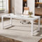 Tribesigns Moderner Computertisch, 180 x 80 cm Großer Bürotisch Computertisch Studie Schreibtisch Arbeitsplatz für Home Office, Weißes Metallgestell