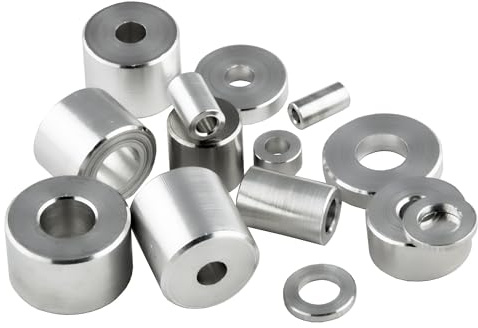 RYSUPPLY Distanzhülsen aus Aluminium | 10 x 5,3 x 15 | Abstandshülsen | 5 Stück | Alu Hülsen | In diversen Größen und Mengen erhältlich