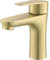Brushed Brass Bathroom Tap,Basin Mixer Tap, Single Lever
