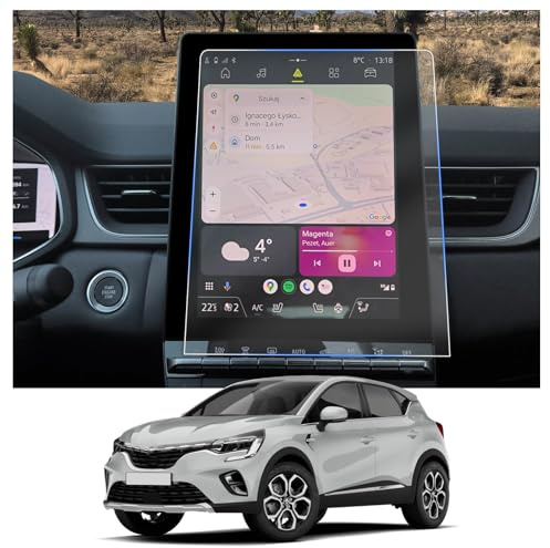 CDEFG [Pack of 2 Compatible with Renault Captur 2 2025 / Symbioz 2025 Hybrid Recharge Navigation Screen Protector 6H Scratch-Resistant 10.4 Inch OpenR Link GPS Nano Screen Protector Anti-Scratch