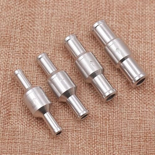 Rückschlagventil aus Aluminiumlegierung für Diesel, erhältlich in den Größen 6 mm, 8 mm, 10 mm, 12 mm (10 mm)