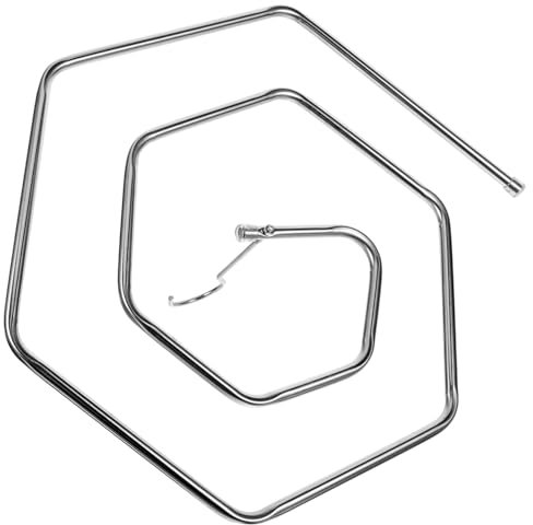 SOIMISS Spiral Trockenständer Edelstahl Spiral Wäscheständer Quilt Aufhänger Drinnen Draußen Decken Trockenaufhänger Drehbar Energiesparend