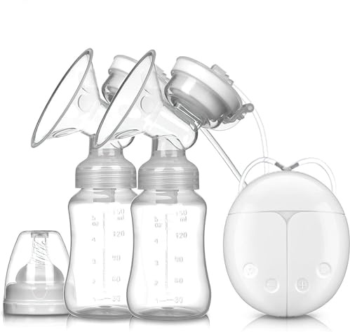 Double Electric Breast Pump, Portable Breastfeeding Pump with 2 Modes and 18 Adjustable Suction Levels, BPA-Free for Home and Travel, Backflow Protection for Hygienic Use