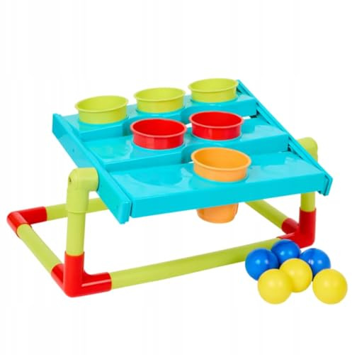 M7 Packaging Ball Bouncing Toss Game, Kids Cup Games, 2 in 1 Party Fun, 3+, Interactive Learning, Family Toy Gifts Boys Girls Garden Indoor or Outdoor