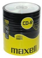 Cdr 80 52X Empaquetados Termoencogidos 100PK, maxell BPSCA 624037-MD00472 Por maxell