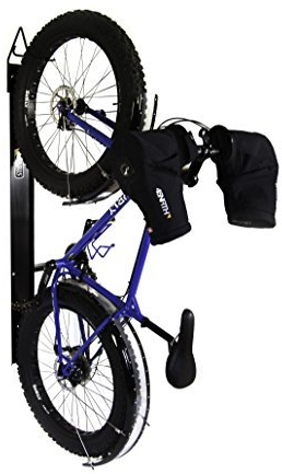 Saris Fat Tire Fahrrad-Aufbewahrung, Wandregal für Fatbike, Schwarz