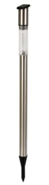 PEREL - CSOL09D Solar Außenleuchte mit Edelstahl Sockel, Weiß (20-er Pack) 166051