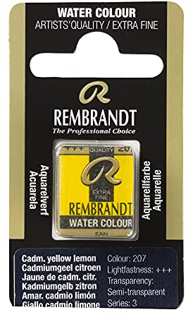 Rembrandt Watercolour Pan Cadmium yellow lemon 207 (05862071)