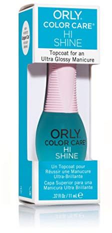 ORLY Topcoat Nagelpflege Color Care Hi Shine 11 ml – Hochglanz Überlack | Matter Farblack & schnelles Absplittern: versiegelt die Maniküre, intensiviert Glanz & unterstützt langanhaltenden Farbschutz