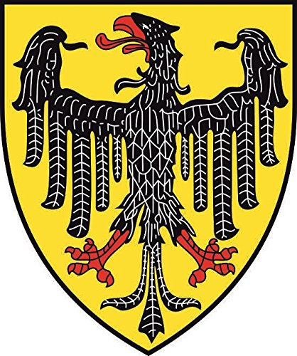 U24 Aufkleber Aachen Wappen Autoaufkleber Sticker Konturschnitt