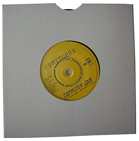 100 Small White Card 7 45rpm Record Vinyl MASTERBAG Sleeves Covers Protectors with Large Centre Hole - Size 182 x 182mm and Thumb/Finger Cut Out - MASTERBAGS MATT Finish - Protective Packaging