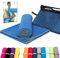 gipfelsport Mikrofaser Handtuch Set - für Sauna, Fitness, Sport I Strandtuch, Sporthandtuch I Blau Set2: XL (180x80) & S (80x40)