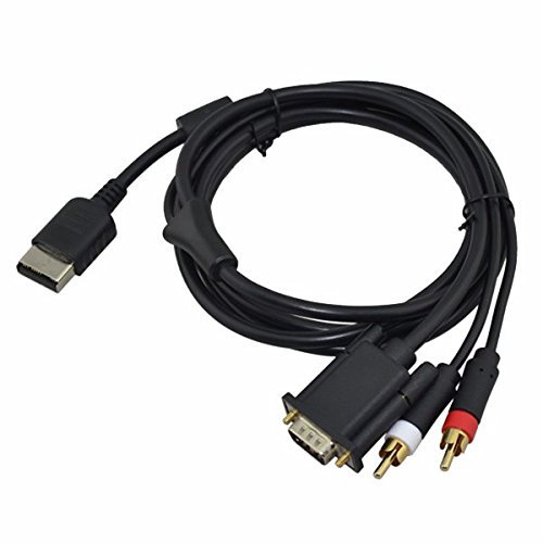 C-FUNN Vga Alta Definición Cable RCA Sonido Adaptador HD PAL Ntsc para Sega Dreamcast DC Consola