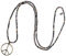 KELITCH Classic Peace Anhänger Halskette Love Hippie Frosted Crystal Beaded Halsketten (Buntes T)
