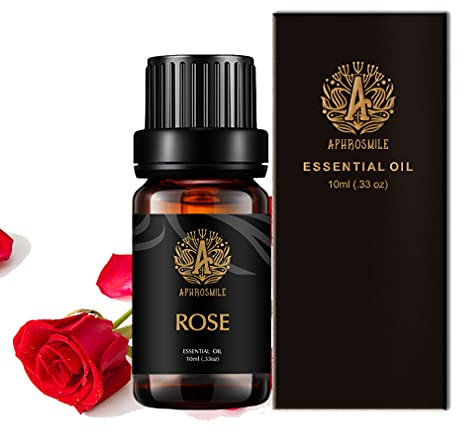 Aromaterapia Rosa olio essenziale fragranza, 100% Pure Rose profumate olio Fragrance per diffusore,umidificatore,10ml terapeutico Grade Aromaterapia Rose olio essenziale Profumo per casa,massaggi