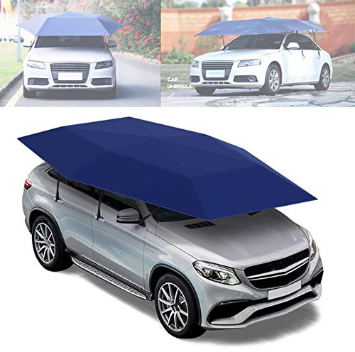 Roboraty 4,5 M Autozelt Automatischer Schutz des Autoschirms Automatische Autoabdeckung Tragbare, Sonnensichere Unterstände （vollautomatisch）,Blue