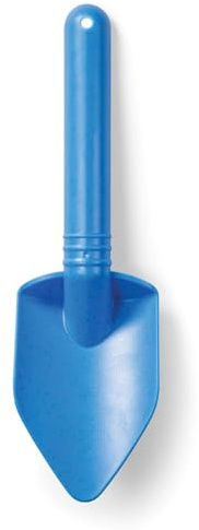 Bigjigs Toys Eco Spade For Kids (Ocean Blue) - 20.5cm Wheat Fibre Toy Spade, Quality Sand Toys, Holiday Toys for Toddlers, Sand Shovels