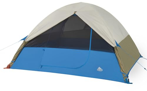 Kelty Ashcroft 3P Tent - 3 Person Camping Shelter with Full Coverage Rainfly, Lightweight Aluminum Poles, Camping Backpacking Festival Shelter