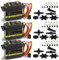 Miuzei Servo Motor 15KG Digitaler Servomotor Volles Kupfer Metall Getriebe Servo für RC Auto 1/10 1/8 Flugzeug Boot Roboter Hubschrauber für Arduino Modellbau 180° 3 Stück