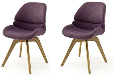 Robas Lund Henderson Esszimmerstühle Set, Merlot, 52x85x65