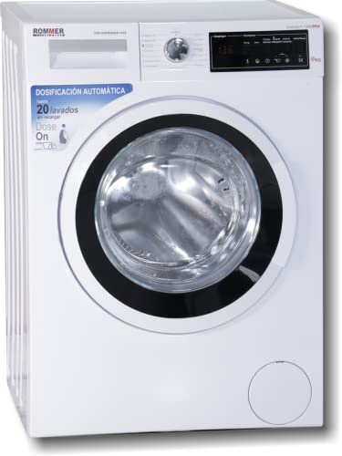 Lavadora Rommer Digi Dispenser 1419 Inverter. 9kg, 1400 rpm, clase A